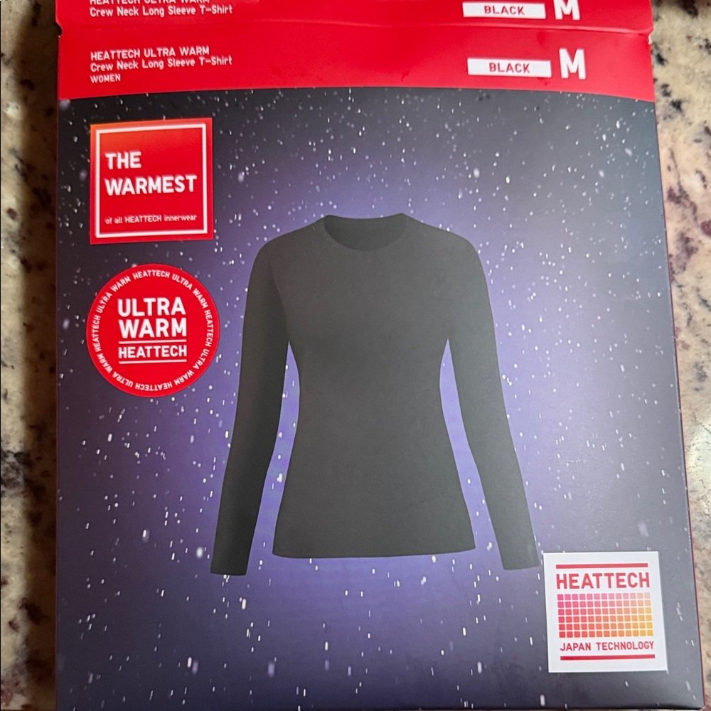 Uniqlo Women's Black Long Sleeve Top